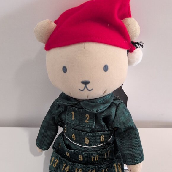 Hearth & Hand Magnolia Kids Advent Calendar Polar Bear Plush 2025 New In Box - Picture 4 of 7